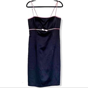 XSCAPE by Joanna Chen Black Spaghetti Strap Dress